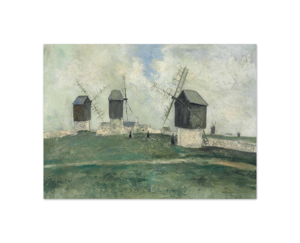 Maurice Utrillo - The Little Windmills - Compact / Full Bleed / No Frame