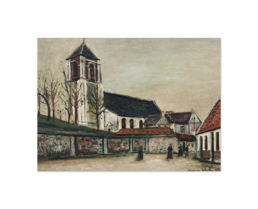 Maurice Utrillo - Miraumont Church - Compact / Full Bleed / No Frame