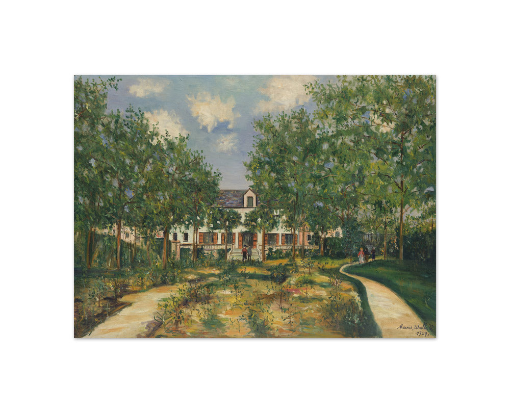 Maurice Utrillo - Château de Mousseaux - Compact / Full Bleed / No Frame