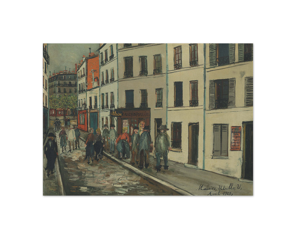 Maurice Utrillo - The Day of Elections in the 10th Arrondissement - Compact / Full Bleed / No Frame