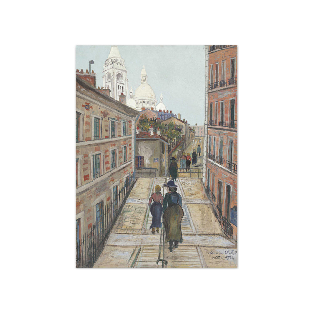 Maurice Utrillo - View of Sacré-Cœur, Montmartre - Compact / Full Bleed / No Frame