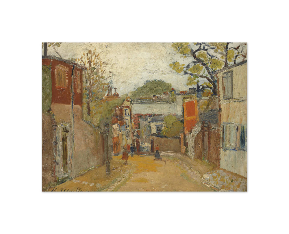 Maurice Utrillo - Rue de l'Abreuvoir - Compact / Full Bleed / No Frame
