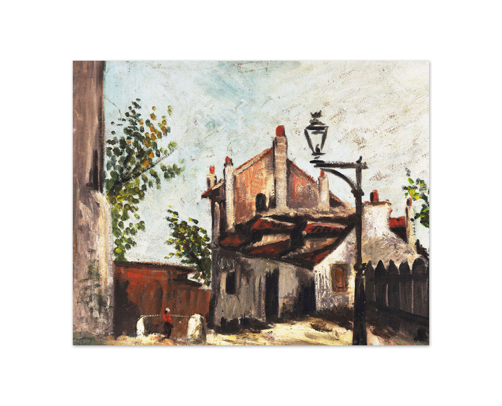 Maurice Utrillo - Rue du Mont-Cenis - Compact / Full Bleed / No Frame