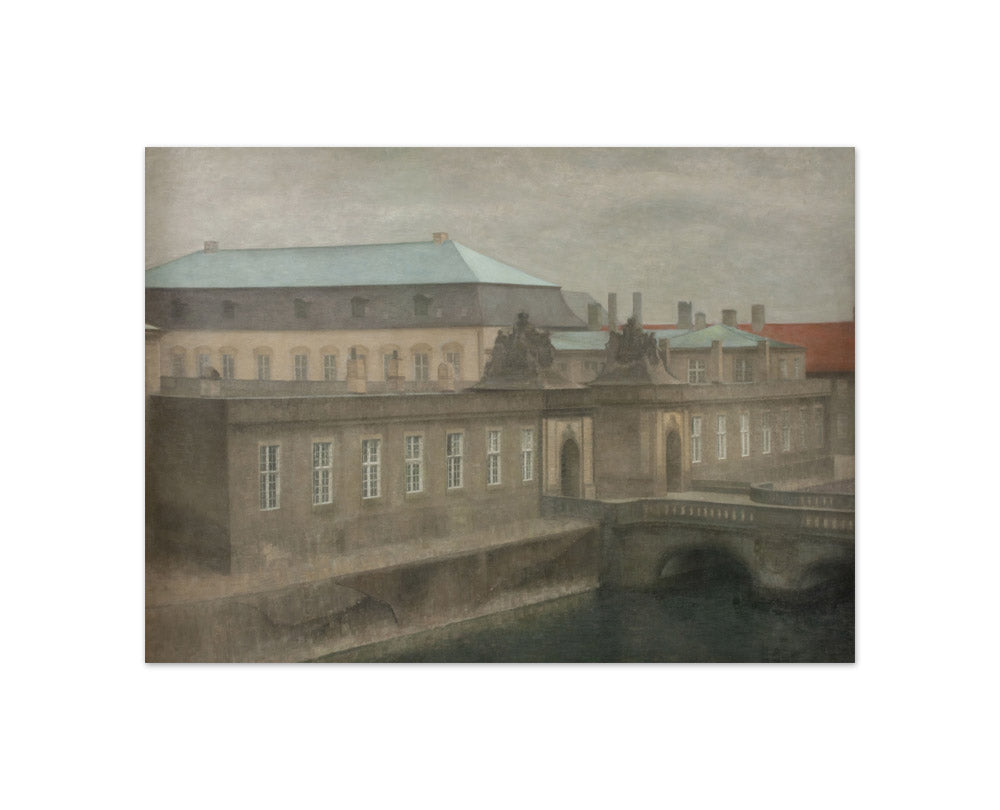 Vilhelm Hammershøi - From the Old Christiansborg, Late Autumn - Compact / Full Bleed / No Frame