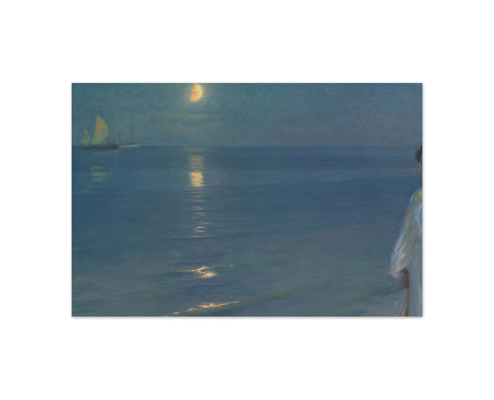 P. S. Krøyer - Summer Evening at Skagen's Beach - Compact / Full Bleed / No Frame