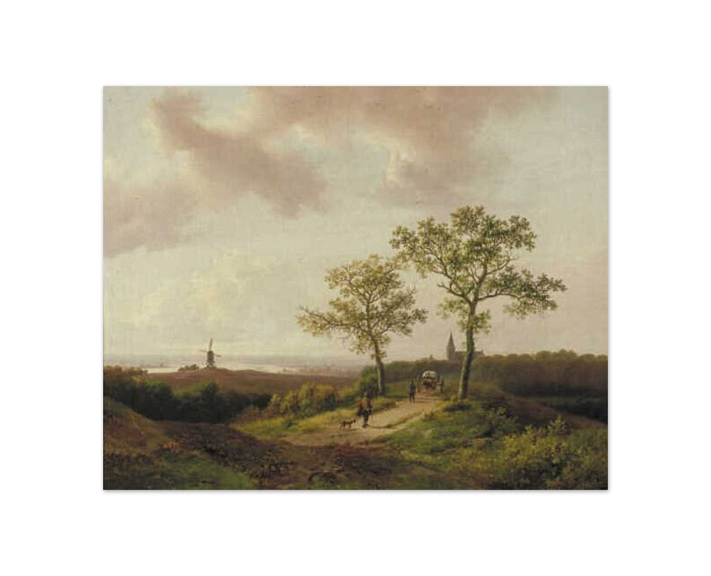 Barend Cornelis Koekkoek - Landscape in Guelders - Compact / Full Bleed / No Frame