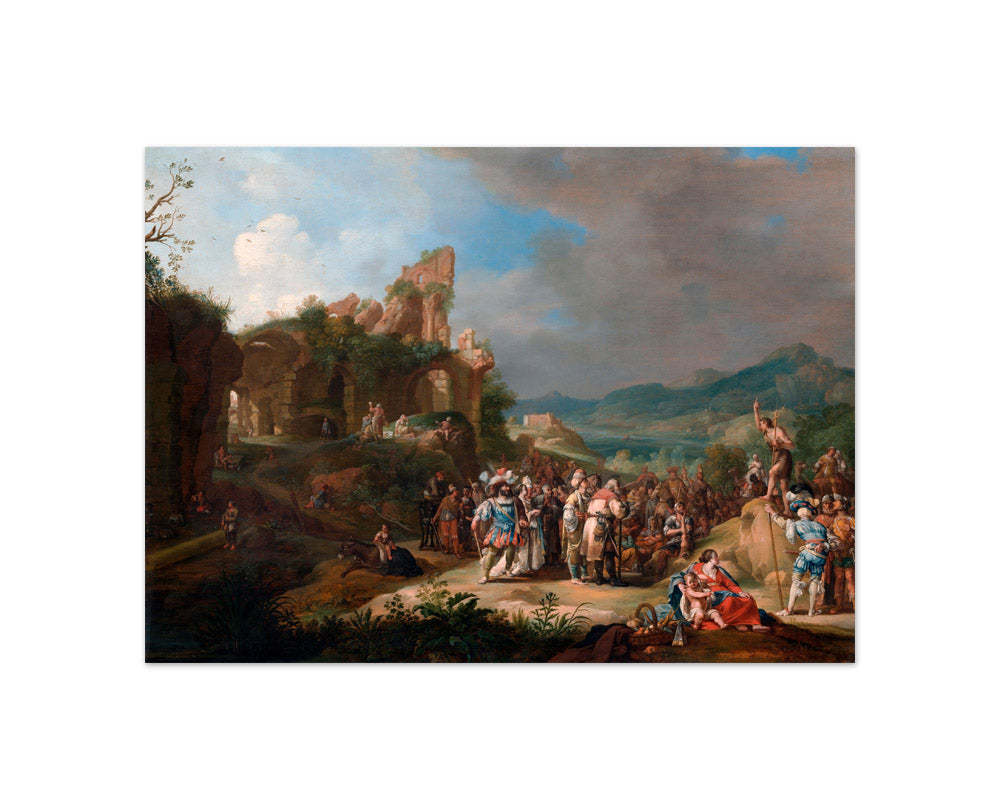 Bartholomeus Breenbergh - Preaching of John the Baptist - Compact / Full Bleed / No Frame