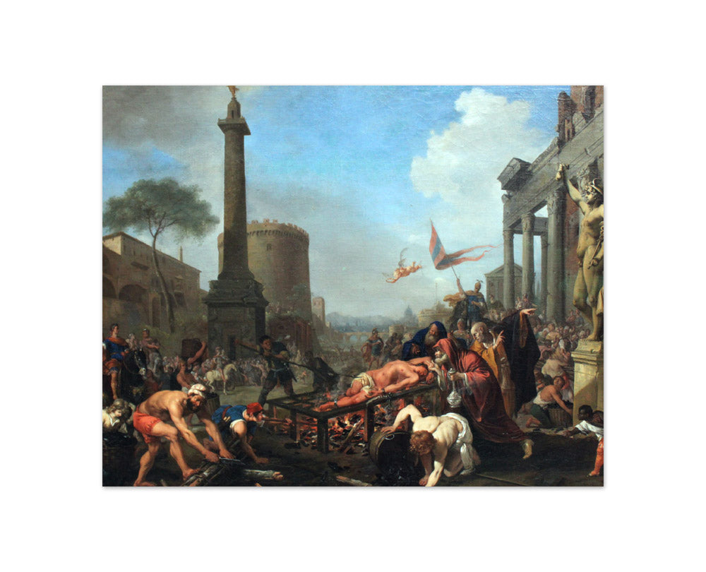 Bartholomeus Breenbergh - The Martyrdom of Saint Lawrence - Compact / Full Bleed / No Frame