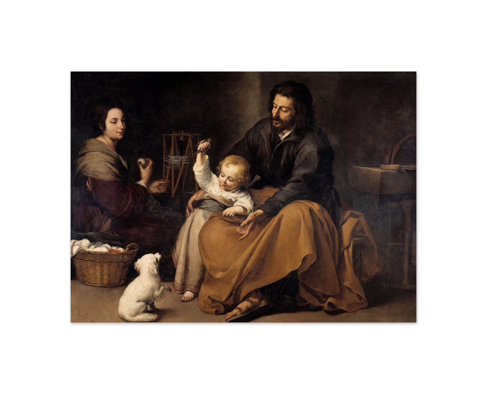 Bartolomé Esteban Murillo - The Holy Family with a Little Bird - Compact / Full Bleed / No Frame