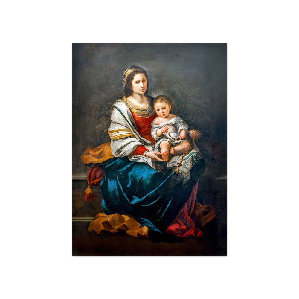Bartolomé Esteban Murillo - The Virgin with the Rosary - Compact / Full Bleed / No Frame