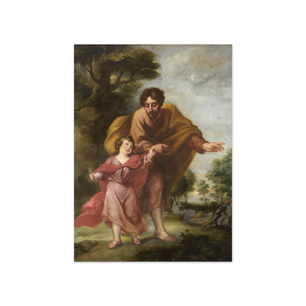 Bartolomé Esteban Murillo - Saint Joseph and the Christ Child - Compact / Full Bleed / No Frame