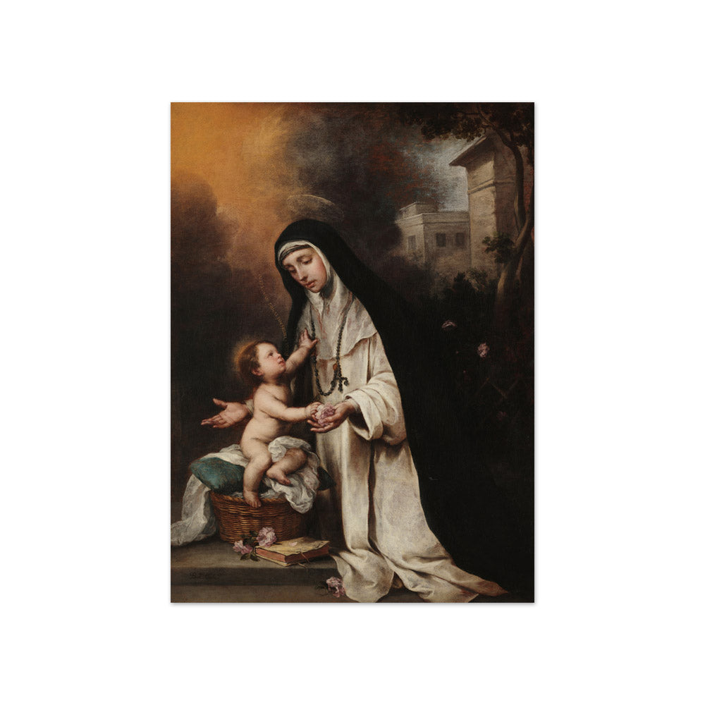 Bartolomé Esteban Murillo - Saint Rose of Lima - Compact / Full Bleed / No Frame