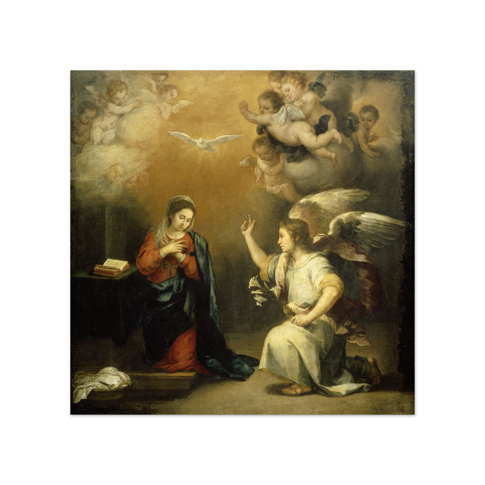 Bartolomé Esteban Murillo - The Annunciation - Compact / Full Bleed / No Frame