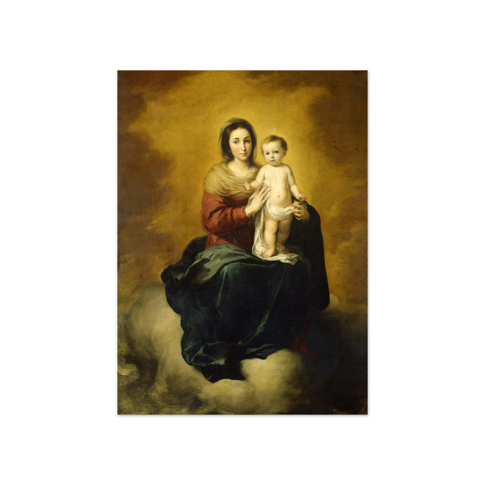 Bartolomé Esteban Murillo - Virgin and Child - Compact / Full Bleed / No Frame
