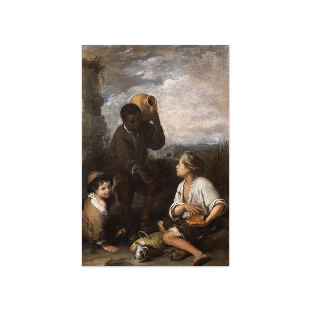 Bartolomé Esteban Murillo - Three Boys - Compact / Full Bleed / No Frame
