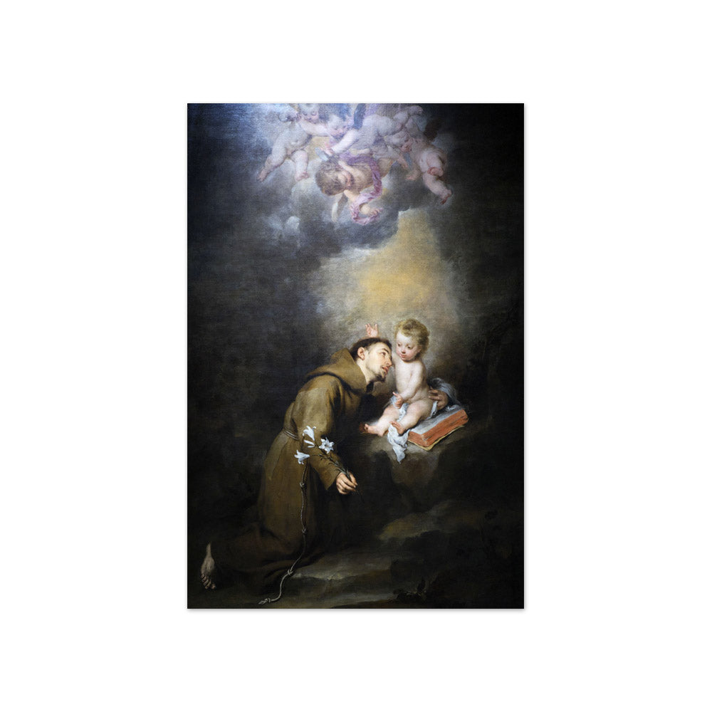 Bartolomé Esteban Murillo - Saint Anthony of Padua with the Child - Compact / Full Bleed / No Frame