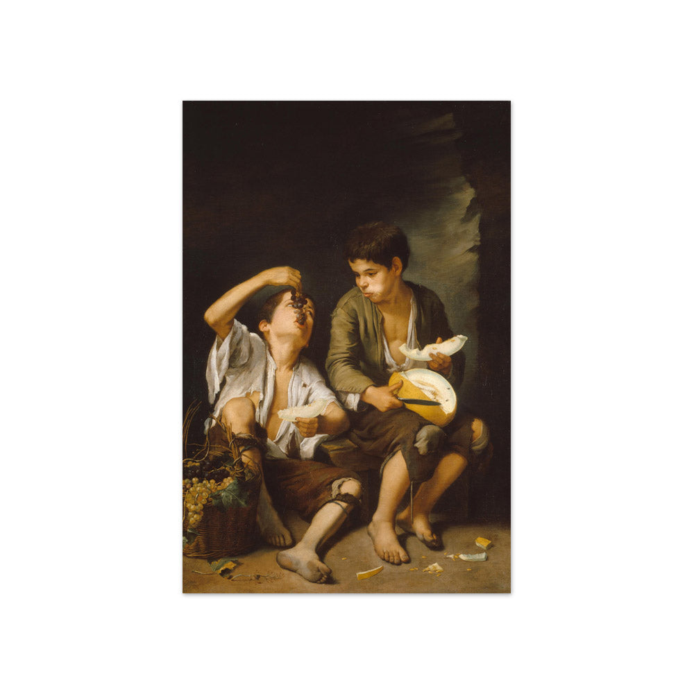Bartolomé Esteban Murillo - Children Eating Grapes and a Melon - Compact / Full Bleed / No Frame