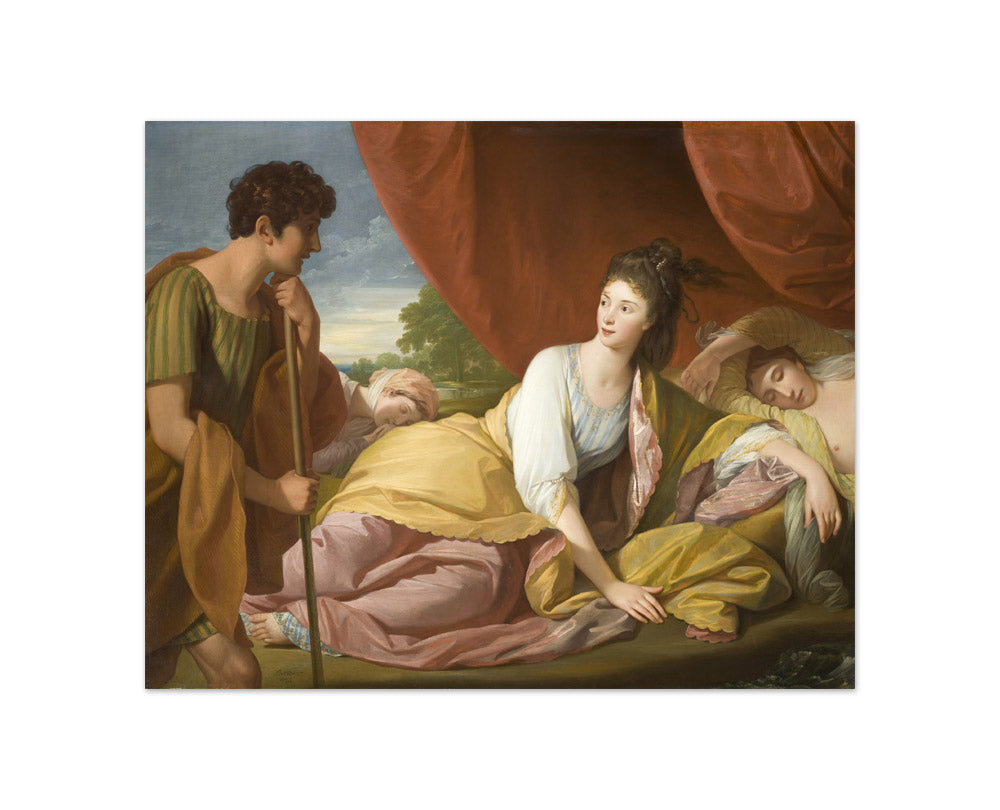 Benjamin West - Cymon and Iphigenia - Compact / Full Bleed / No Frame