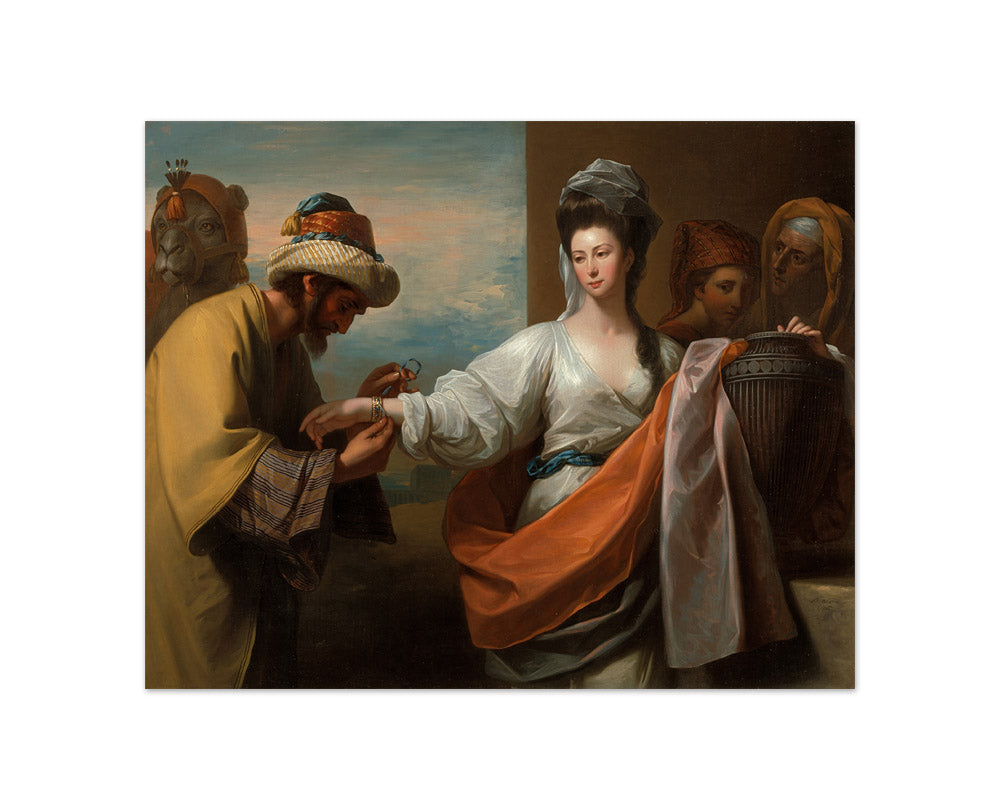 Benjamin West - Isaac's Servant Tying the Bracelet on Rebecca's Arm - Compact / Full Bleed / No Frame