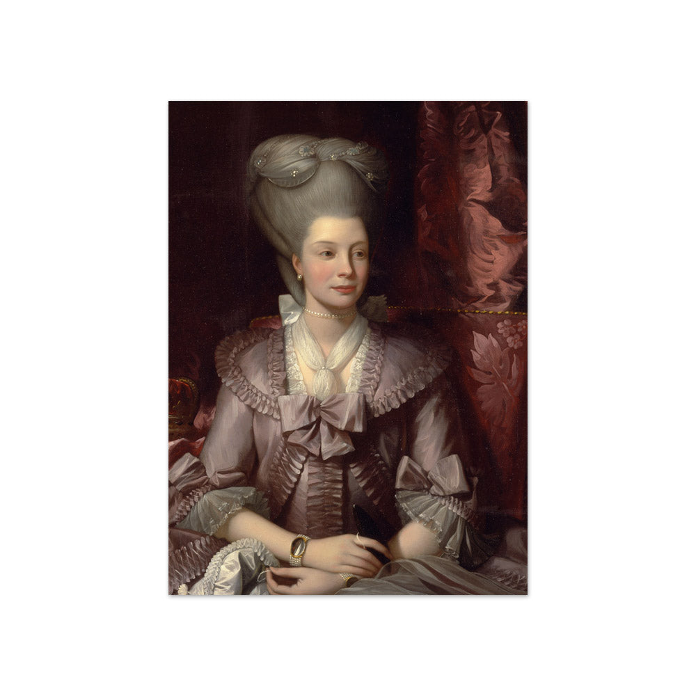 Benjamin West - Queen Charlotte - Compact / Full Bleed / No Frame
