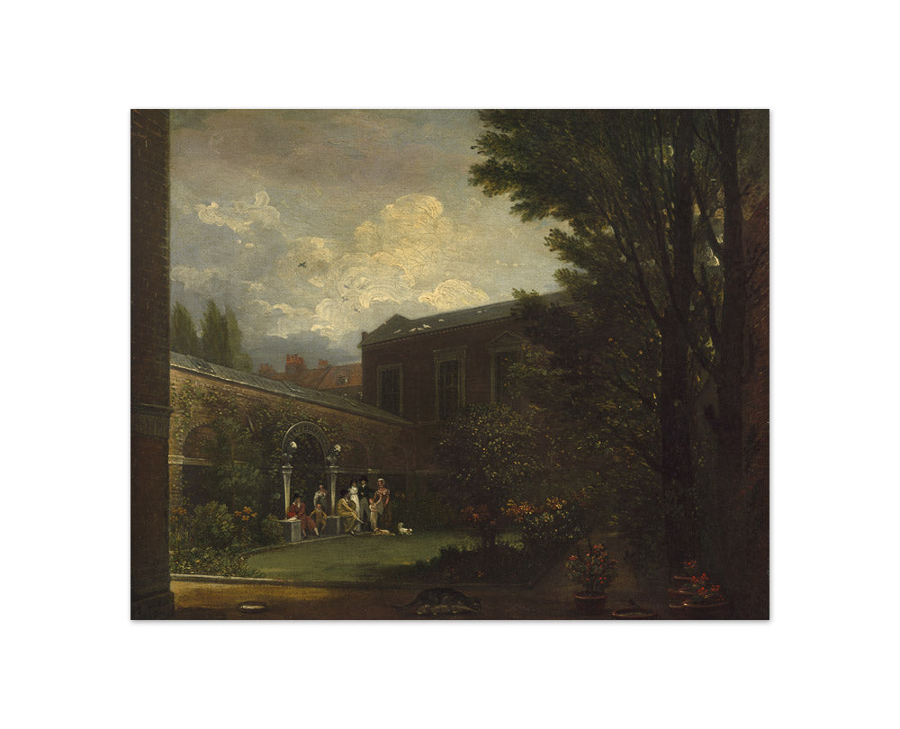 Benjamin West - West Family in the Studio Garden - Compact / Full Bleed / No Frame