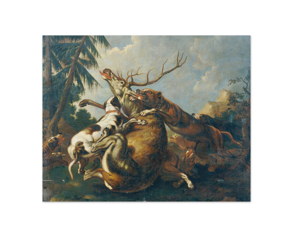 Benno Raffael Adam - Deer Hunt - Compact / Full Bleed / No Frame