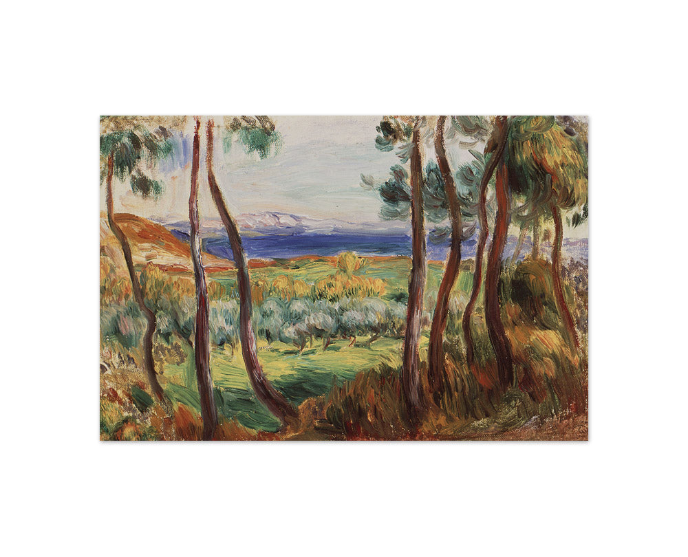 Auguste Renoir - Pines in the Vicinity of Cagnes - Compact / Full Bleed / No Frame