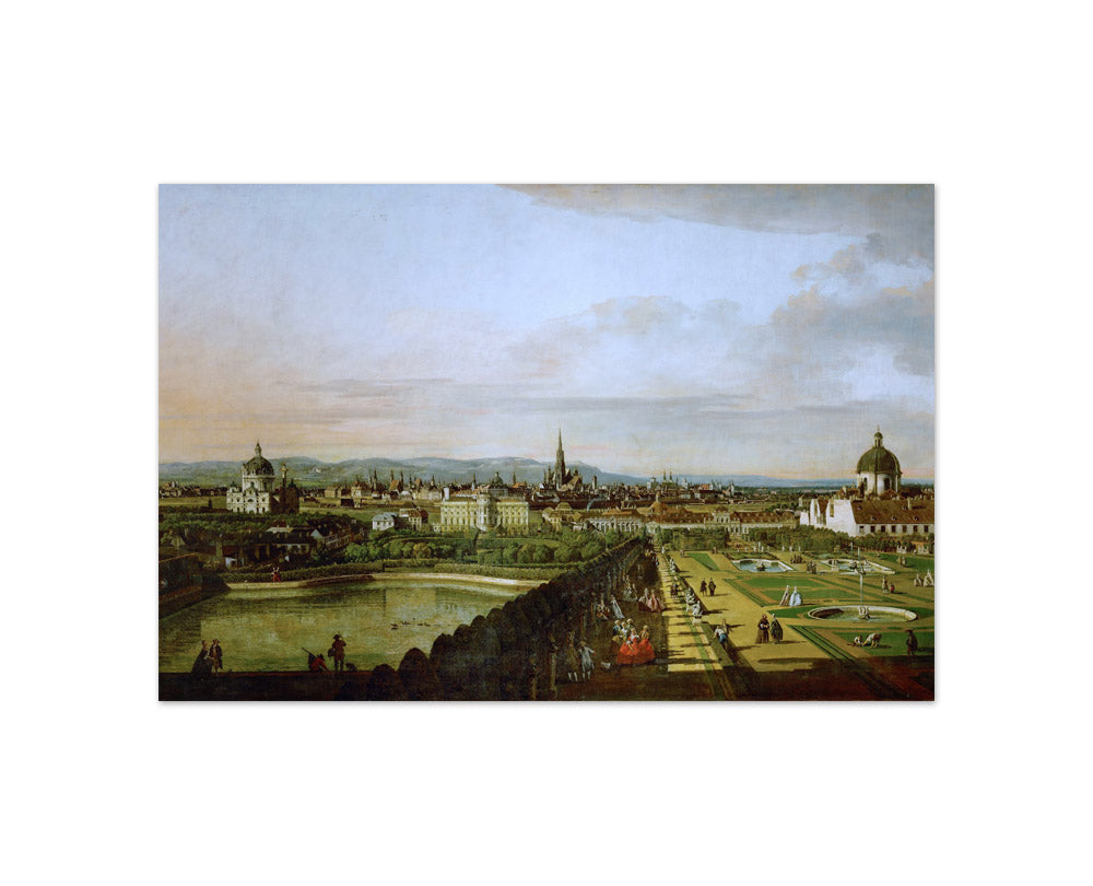 Bernardo Bellotto - View of Vienna from the Belvedere - Compact / Full Bleed / No Frame