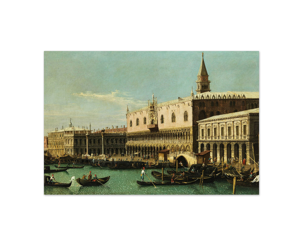 Bernardo Bellotto - A View of the Molo - Compact / Full Bleed / No Frame