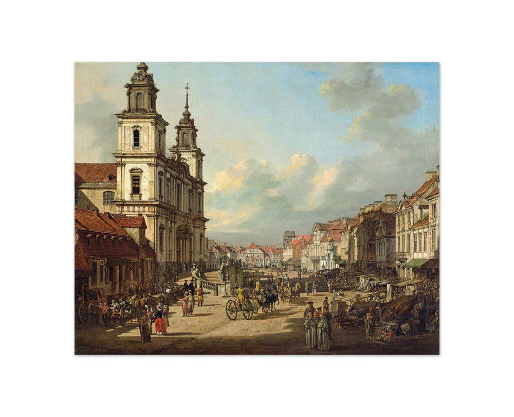 Bernardo Bellotto - Church of the Holy Cross in Warsaw - Compact / Full Bleed / No Frame