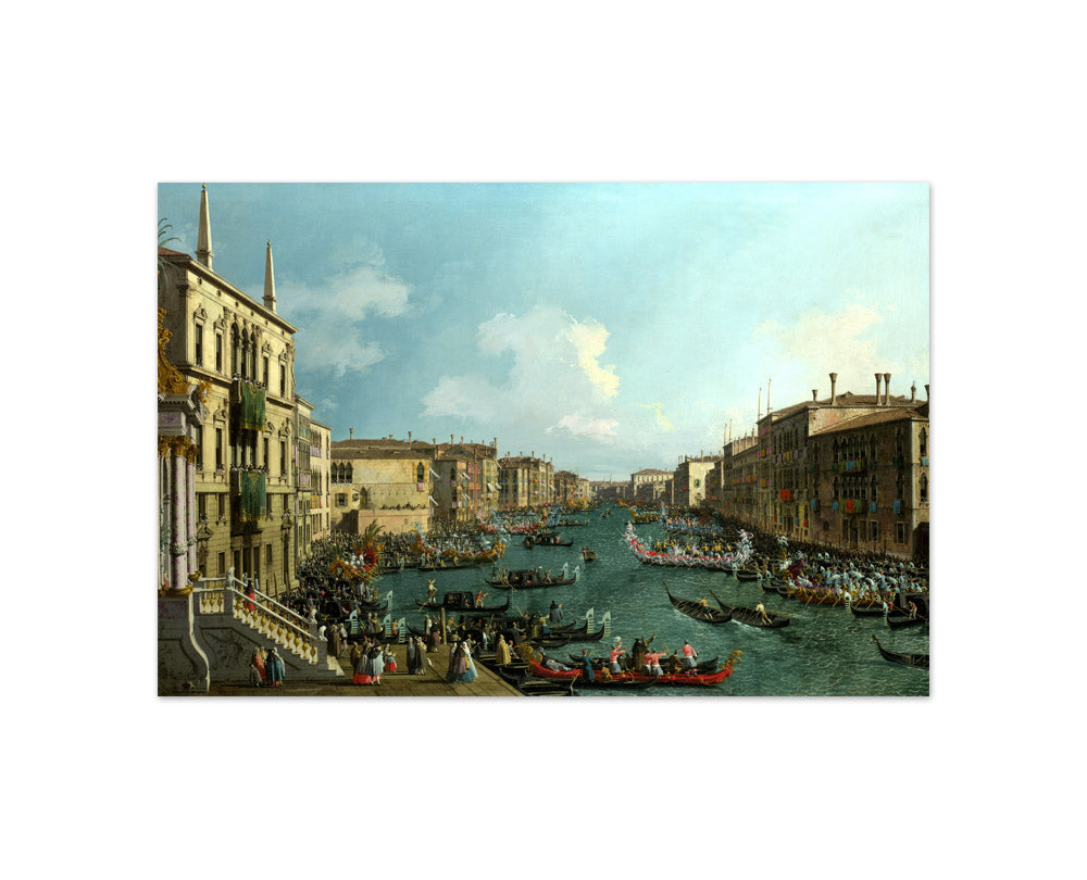 Bernardo Bellotto - Regatta on the Grand Canal - Compact / Full Bleed / No Frame