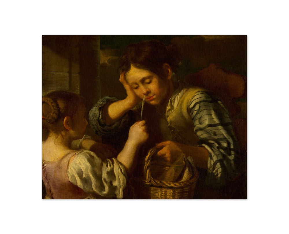 Bernhard Keil - Girl Teasing a Boy - Compact / Full Bleed / No Frame