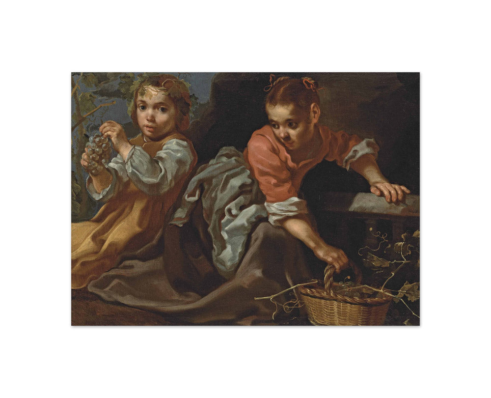 Bernhard Keil - Children with Grapes - Compact / Full Bleed / No Frame