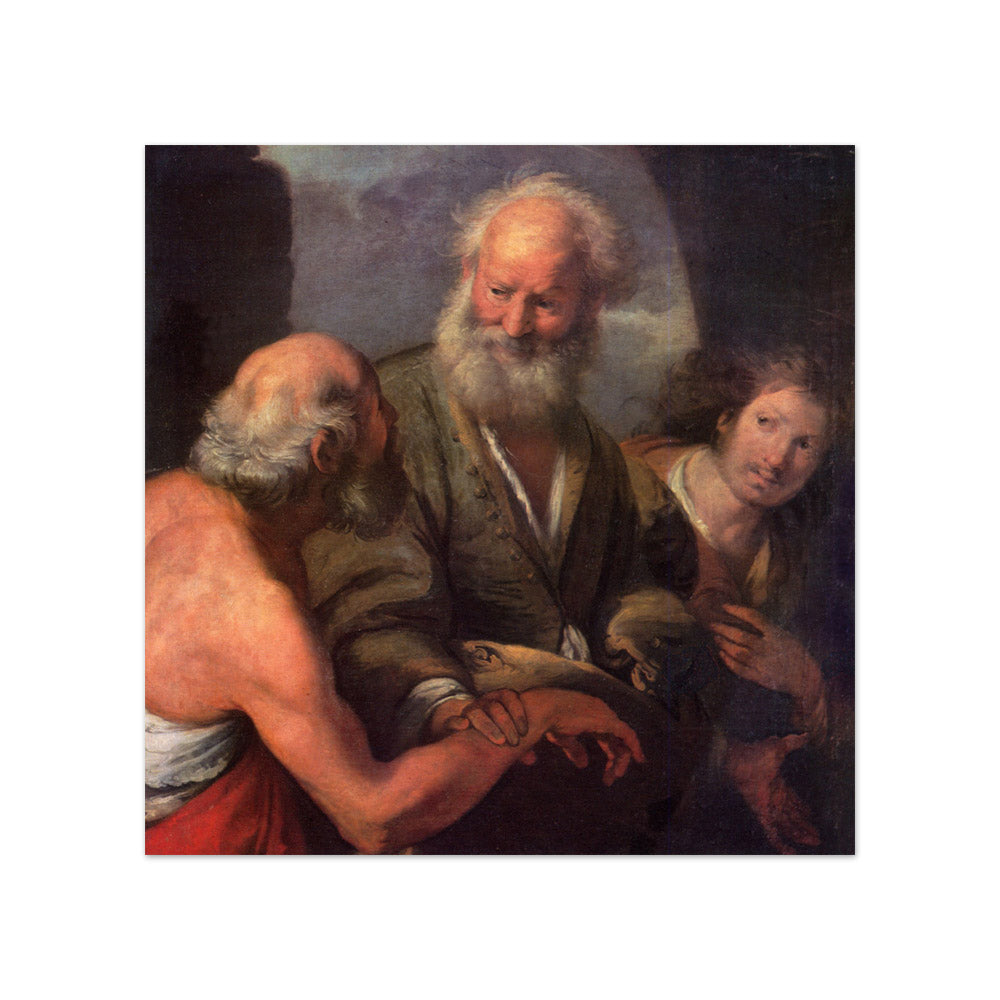 Bernardo Strozzi - St. Peter Cures the Lame Beggar - Compact / Full Bleed / No Frame
