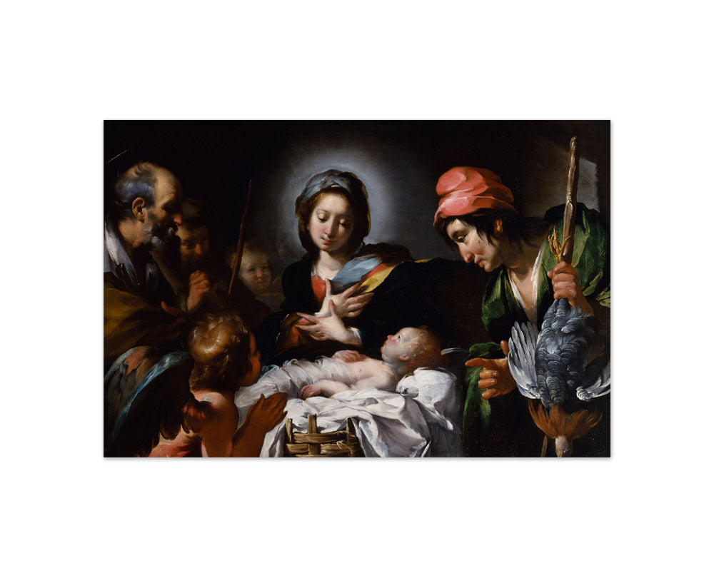 Bernardo Strozzi - Adoration of the Shepherds - Compact / Full Bleed / No Frame