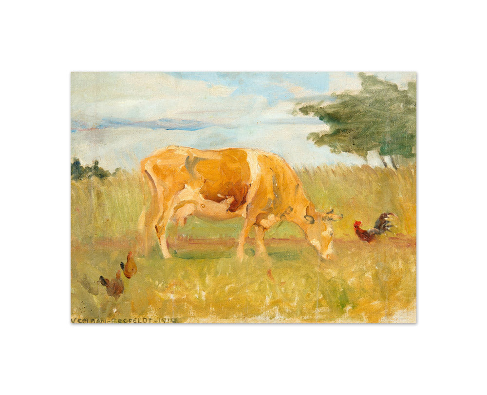 Venny Soldan-Brofeldt - A Cow in the Meadow - Compact / Full Bleed / No Frame