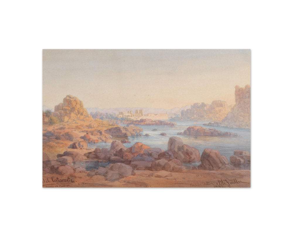 Bernhard Fiedler - Cataract of the Nile, Border of Nubia - Compact / Full Bleed / No Frame