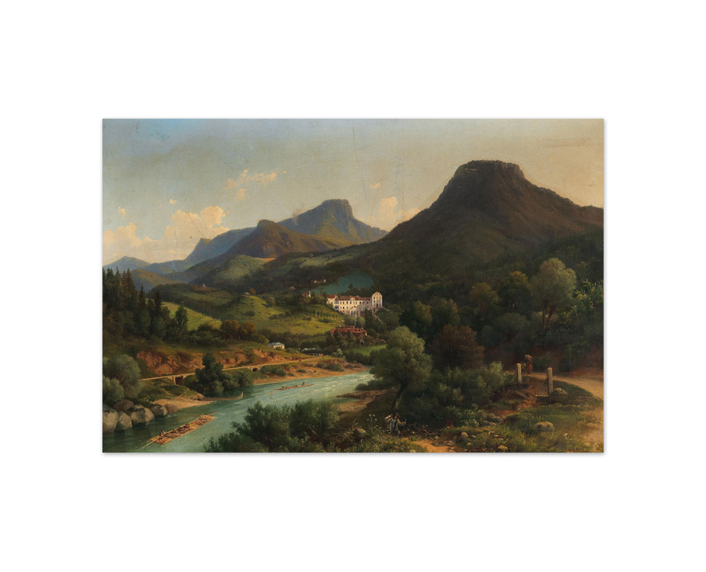 Bernhard Fiedler - View of the Roman Baths - Compact / Full Bleed / No Frame