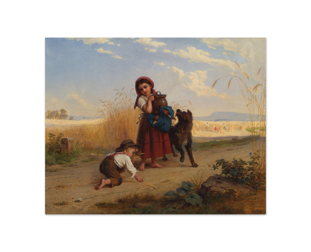 Bernhard Reinhold - Children on the Way to the Harvest Field - Compact / Full Bleed / No Frame
