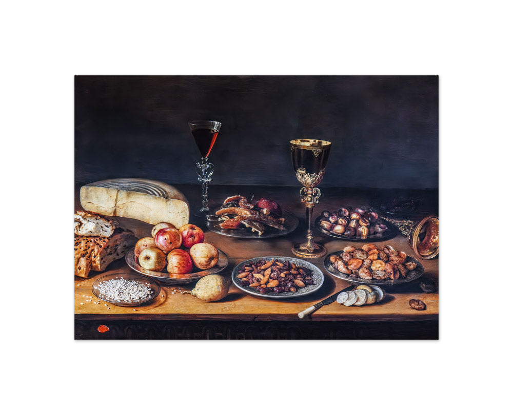 Pieter Claesz - Still Life with Glasses - Compact / Full Bleed / No Frame