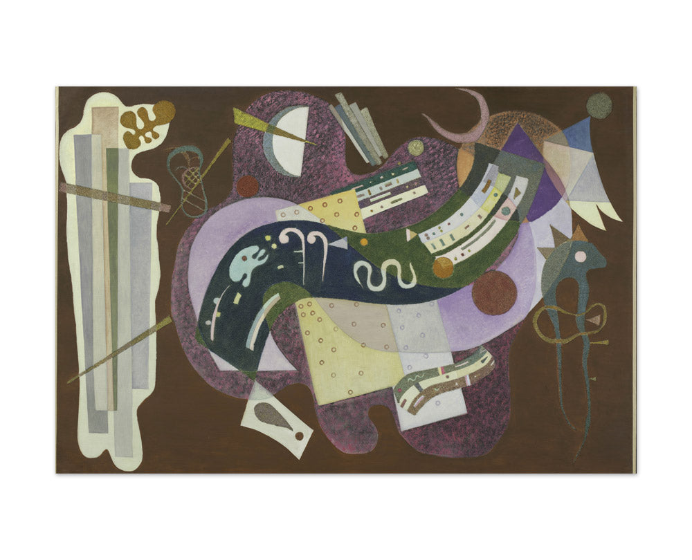 Rigid and Curved by Vasilij Kandinskij - Extra Large / Full Bleed / No Frame