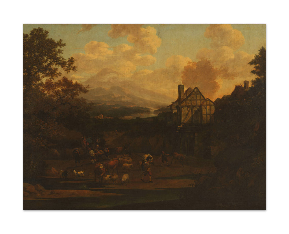 Plundering by Abraham Jansz Begeyn - Extra Large / Full Bleed / No Frame