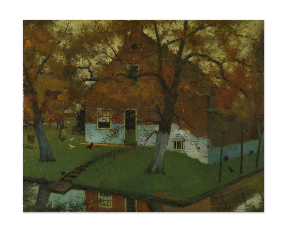 Farm in the Province of North Holland by Eduard Karsen - Extra Large / Full Bleed / No Frame