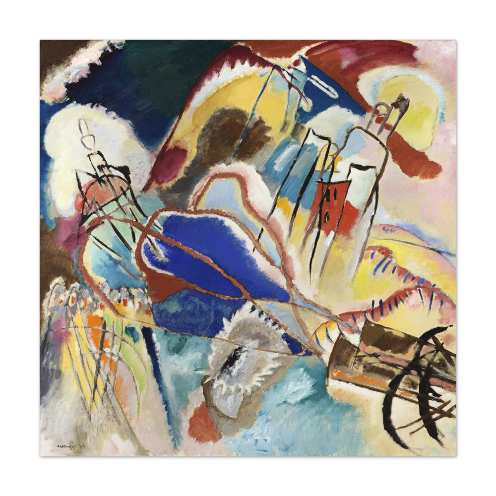 Improvisation No. 30 (Cannons) by Vasily Kandinsky - Extra Large / Full Bleed / No Frame