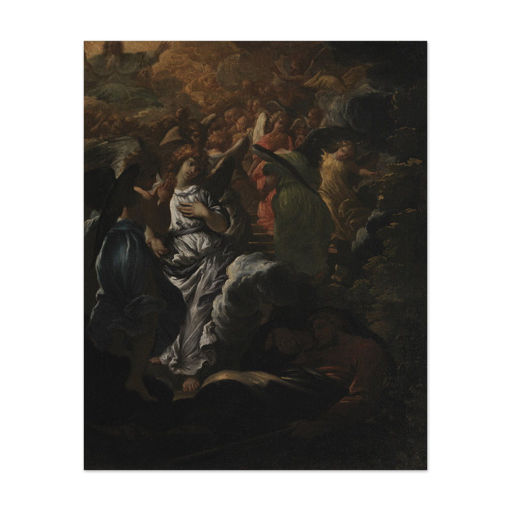 The Dream of Jacob by Girolamo Troppa - Extra Large / Full Bleed / No Frame
