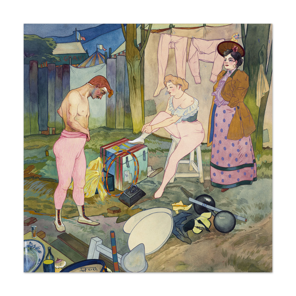 Georges de Feure - The Circus Corvi - Extra Large / Full Bleed / No Frame