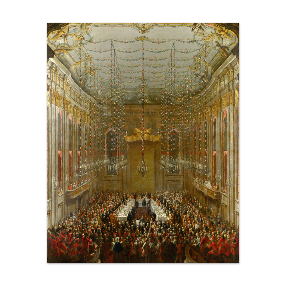 Martin van Meytens - Wedding Supper - Extra Large / Full Bleed / No Frame