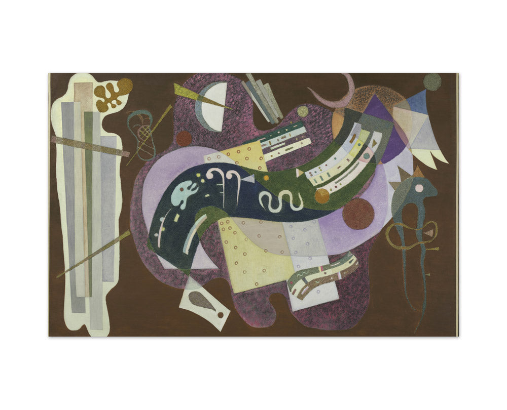 Rigid and Curved by Vasilij Kandinskij - Large / Full Bleed / No Frame