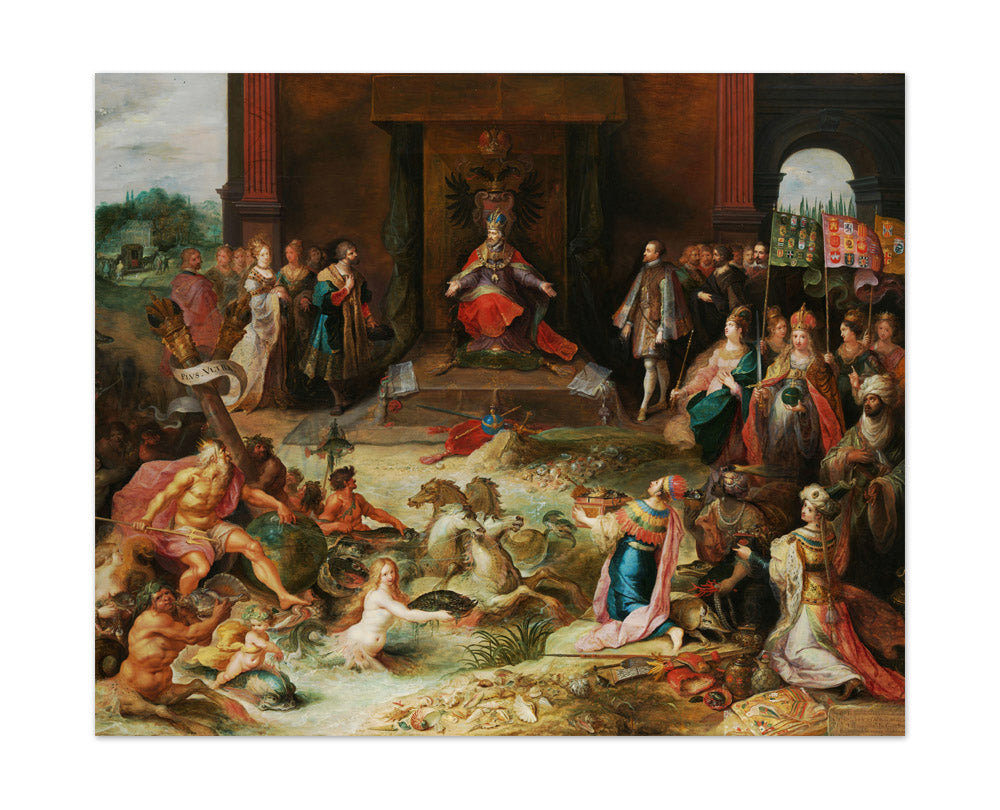 Allegory on the Abdication of Emperor Charles v in Brussels by Frans Francken (II) - Large / Full Bleed / No Frame