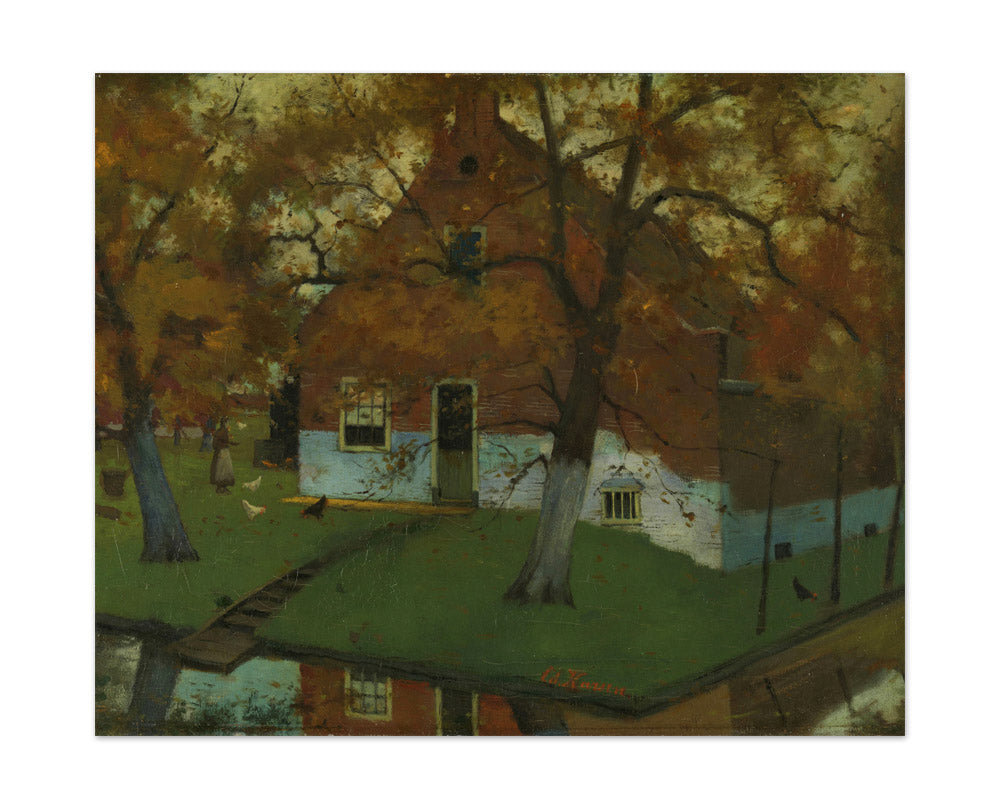 Farm in the Province of North Holland by Eduard Karsen - Large / Full Bleed / No Frame